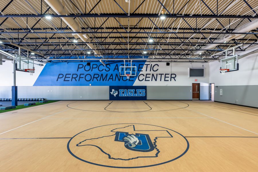 Prince of Peace Christian School Gym Athletic Center in Carrollton, Texas